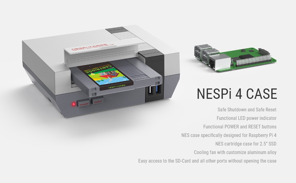 Retroflag NES Pi 4 Case